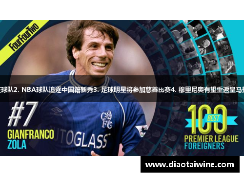 1. 罗纳尔多将加盟C罗所在球队2. NBA球队追逐中国籍新秀3. 足球明星将参加慈善比赛4. 穆里尼奥有望重返皇马执教5. 勒布朗或转投湖人队